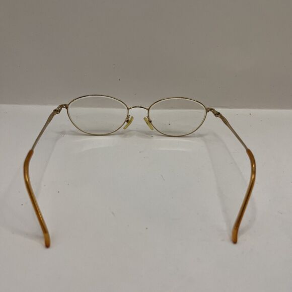 Elizabeth Arden Eyeglasses EA668 2 Gold Designer Frames Only 53-18-135 - Picture 5 of 6